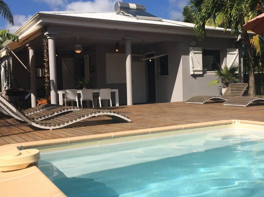 La Charmante Villa Coco Avec Magnifique Vue Mer Le Marin Extérieur photo