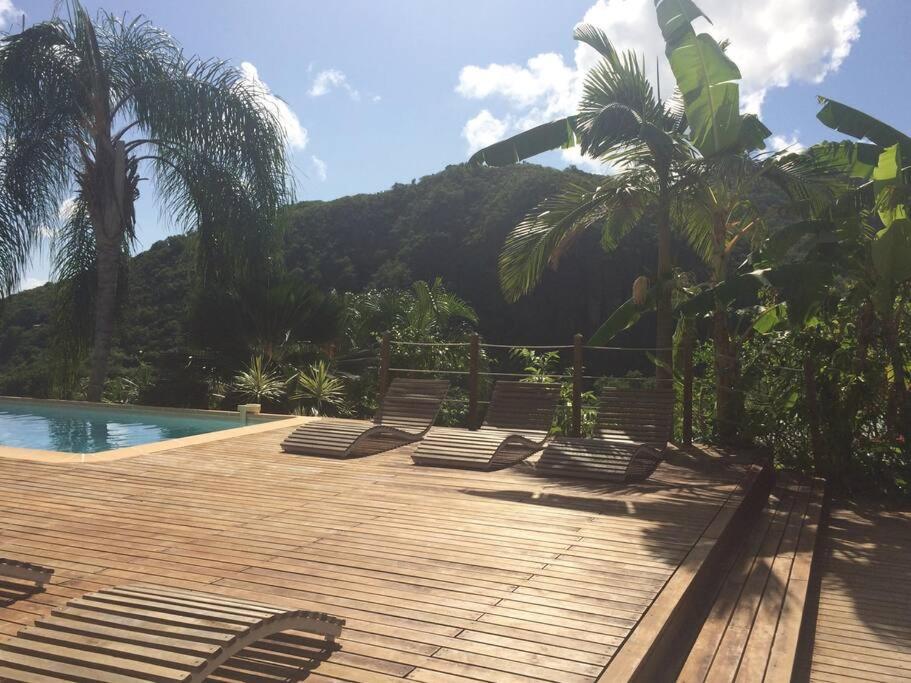 La Charmante Villa Coco Avec Magnifique Vue Mer Le Marin Extérieur photo